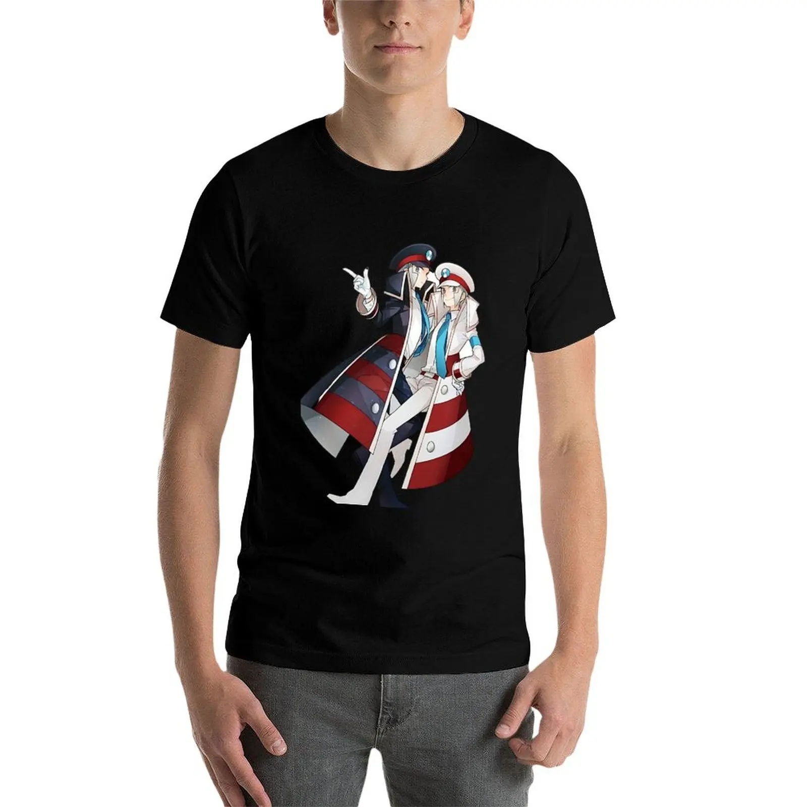 Фото Ingo Et Immet T-Shirt футболки для мужчин приталенный дизайн мужской футболки №4