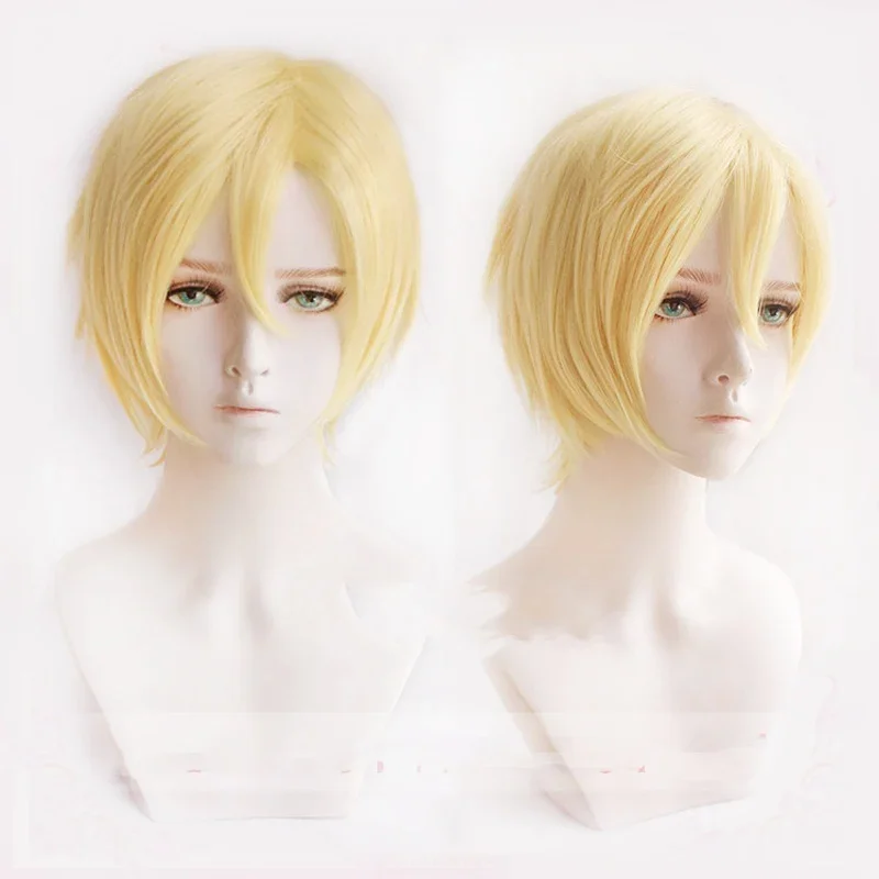 Аниме BANANA FISH Ash Lynx парики Aslan Jade Callenreese термостойкий парик для косплея волосы для ролевых игр + парик