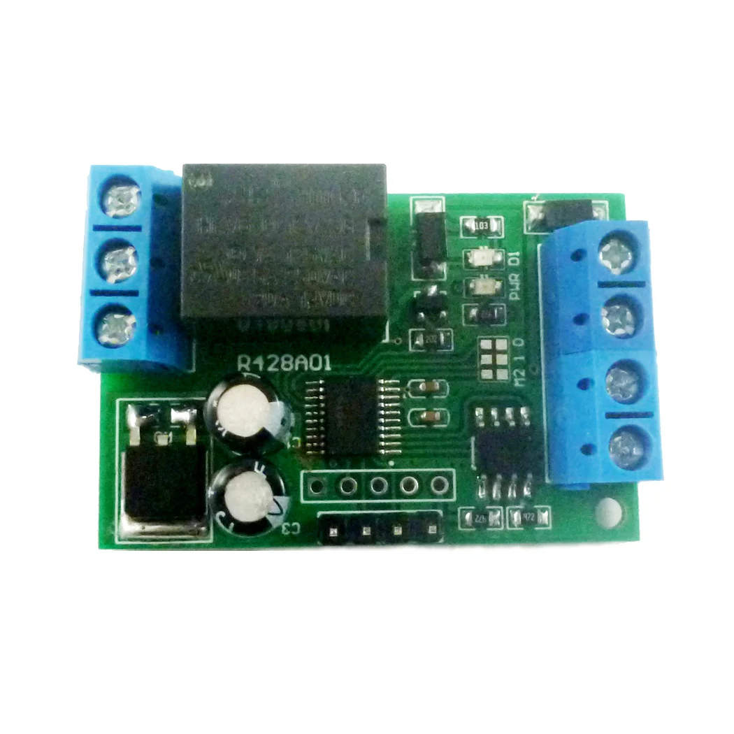 Модуль реле задержки Rs485 Mini Dc 12 В, модуль Modbus-Rtu Uart, коммутационная плата для камеры видеонаблюдения, светодиодного ПЛК системы безопасности Ptz