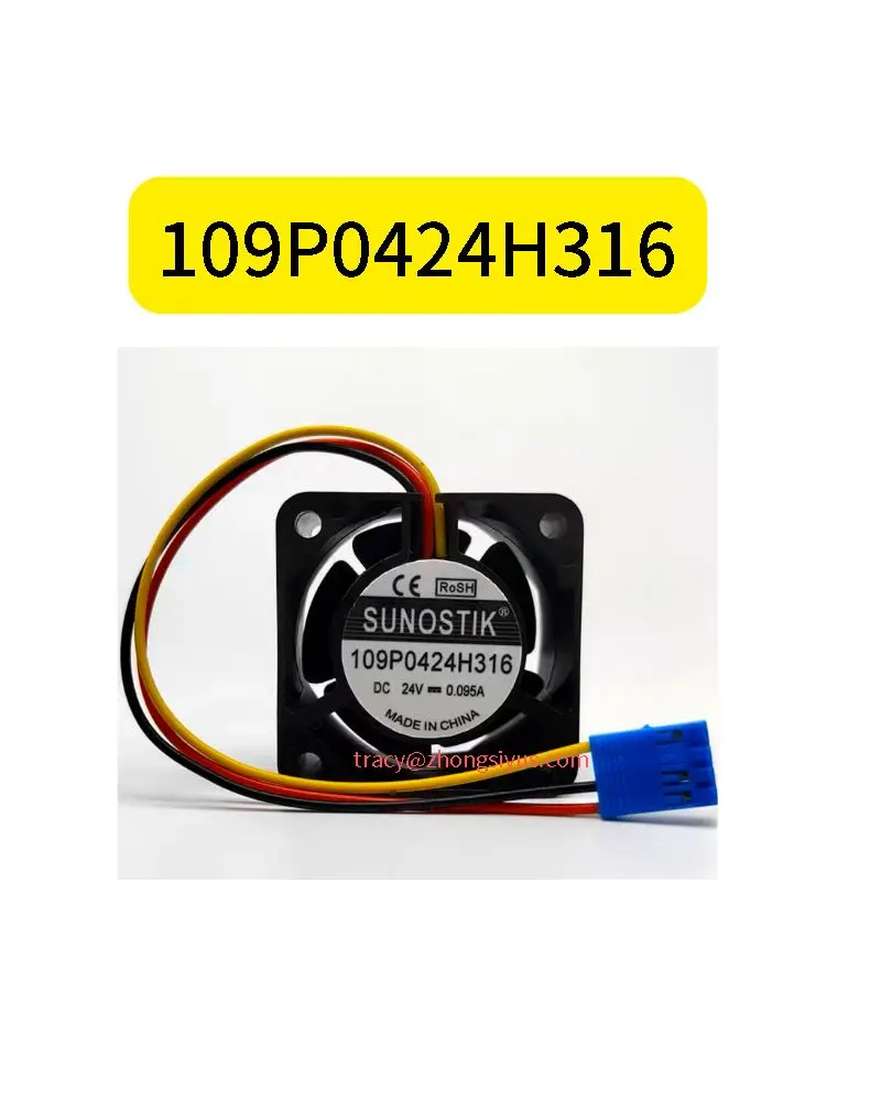 Совершенно новый вентилятор 109P0424H316 DC24V 0,095A