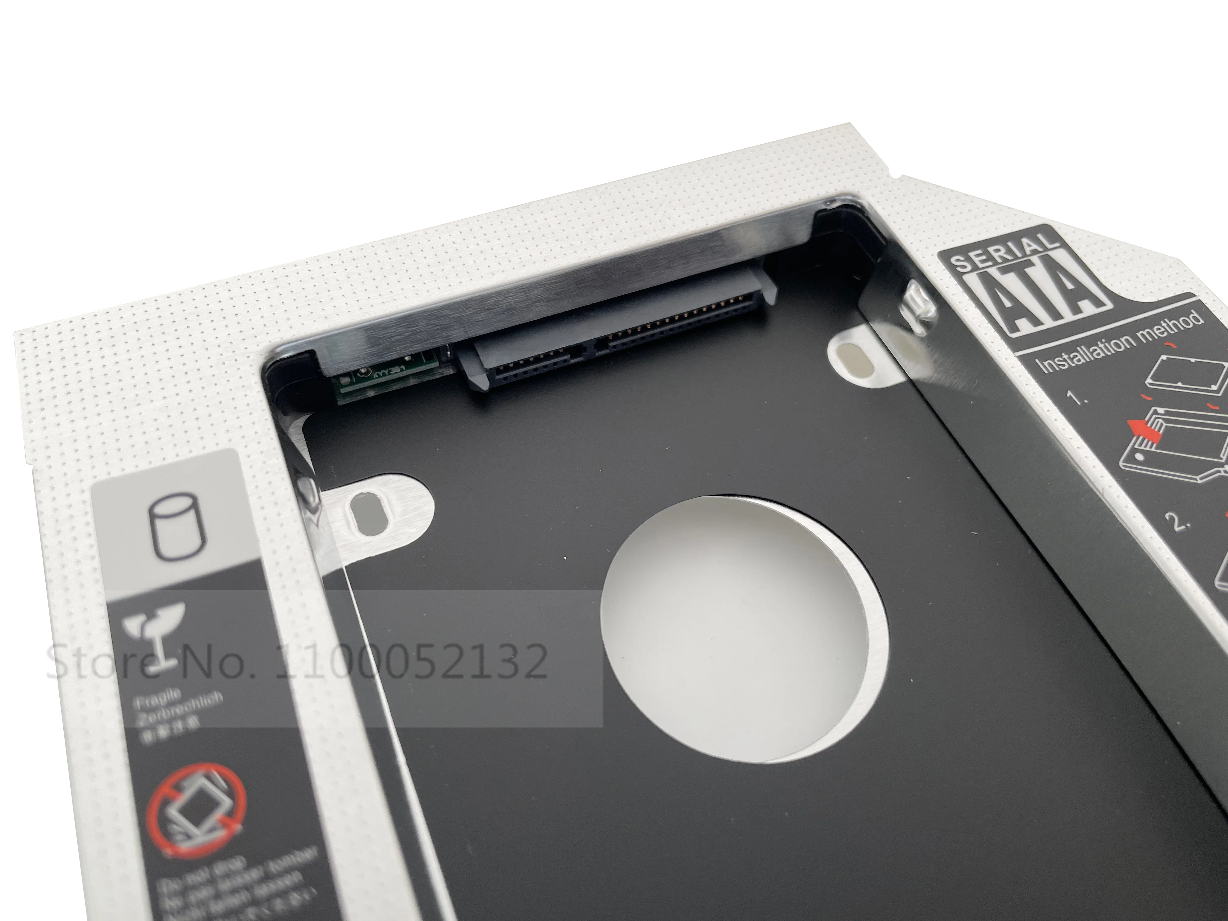 Фото 2-й жесткий диск HDD SSD Case Оптический 12,7 мм Caddy SATA для ASUS N53S N56 N56V N56D N56JR N56VJ N56VM N56VZ N53 N53JF N53SN N54SV №4