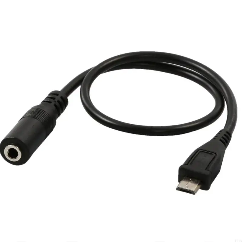 Фото Micros USB до 3,5 мм шнура для компактно электроники 30 см/11,81 дюйма длины №2