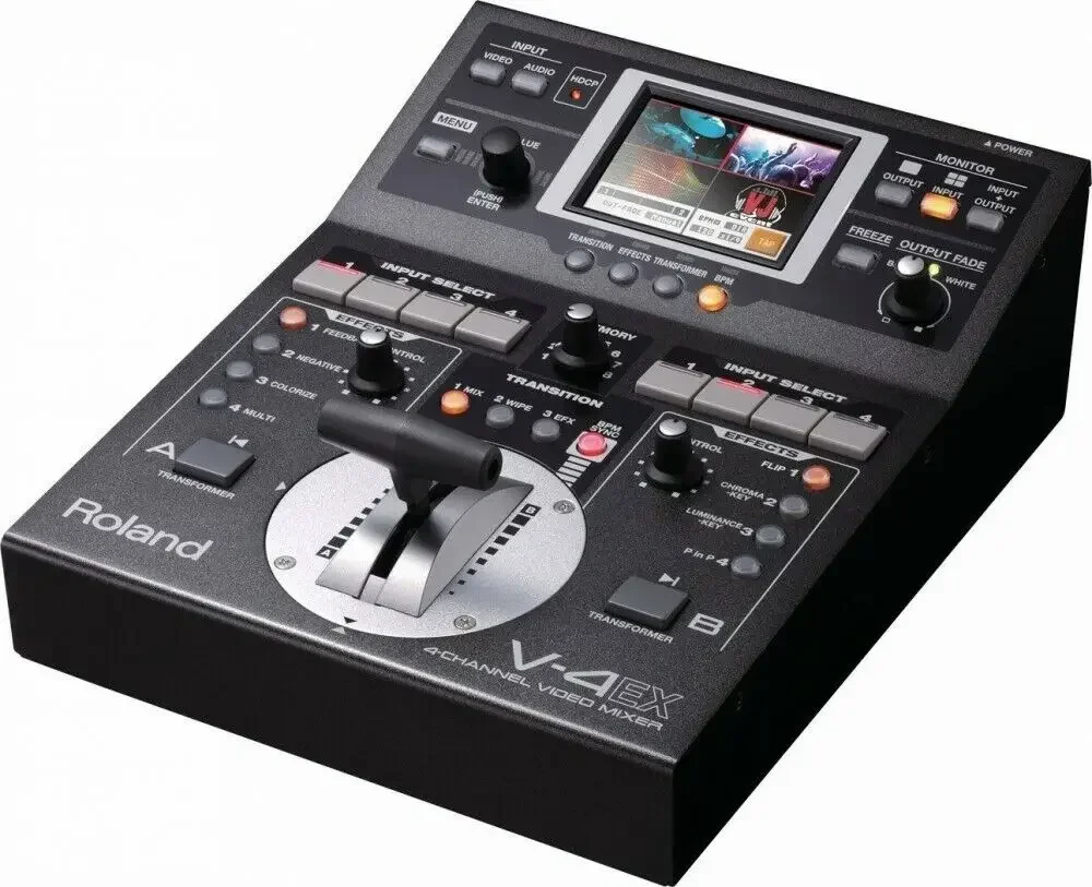 Летняя скидка 50% Четырехканальный цифровой видеомикшер Roland V-4EX с эффектами V4EX V-4 EX 632