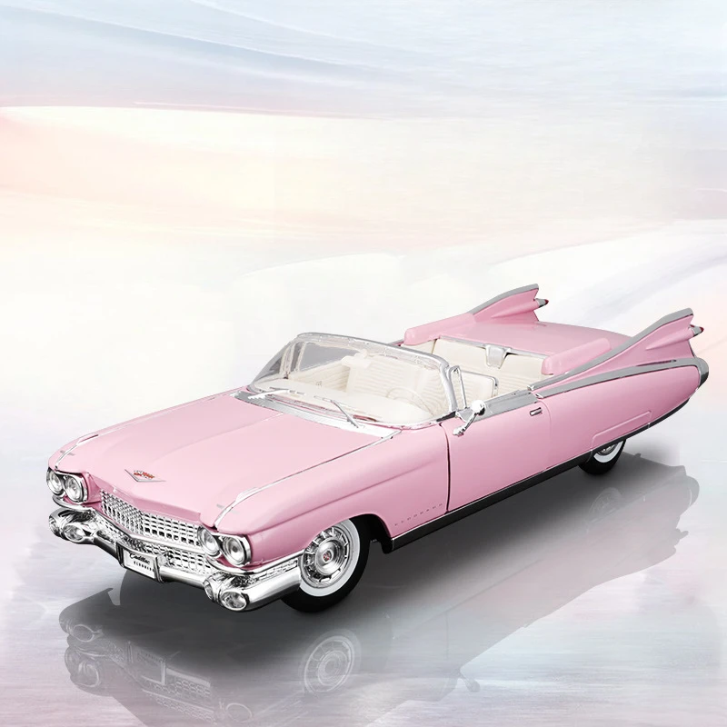 Литая металлическая модель автомобиля Maisto 1:18 Cadillac Elvis — коллекционный винтажный сплав, классический подарок и дисплей