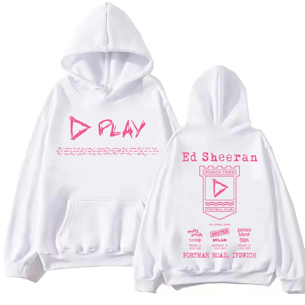 Фото Толстовка с капюшоном Ed Sheeran Play Harajuku, пуловер в стиле хип-хоп, топы, толстовка в подарок №4
