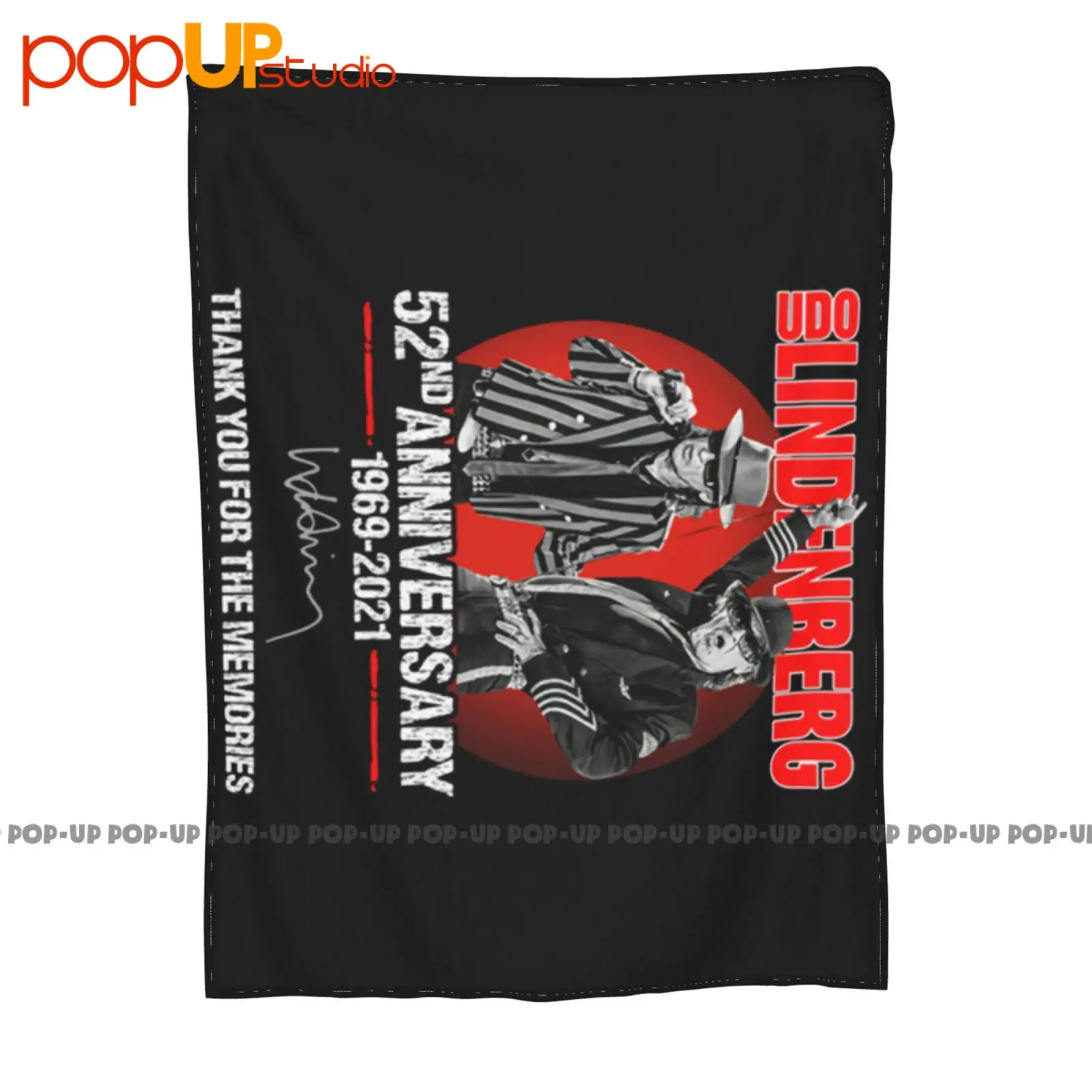 Фото 52Nd Anniversary Of The Udo Lindenberg 1969 2021 Signature Ultra-Soft Blanket Quilt Winter Sofa Cover Bed Covers №2