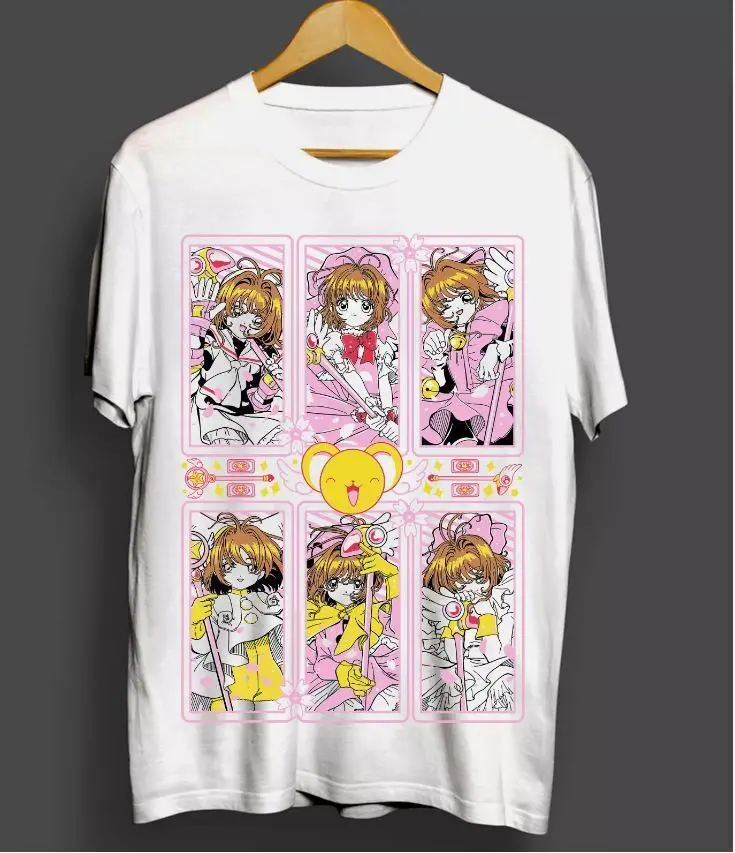 Фото Футболка Cardcaptor Sakura Kawaii Anime Manga Waifu Kero-Chan Подарочная рубашка всех размеров №2