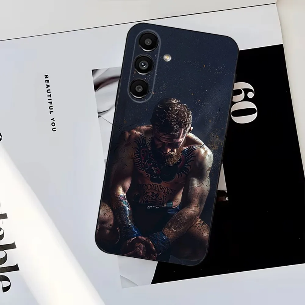 Фото U-Ufc Conor McGregor Phone Case For Samsung S25,S24,S23,S22,S21,S20,S10,Ultra,Plus,Lite,FE,Soft Silicone Black Cover №5