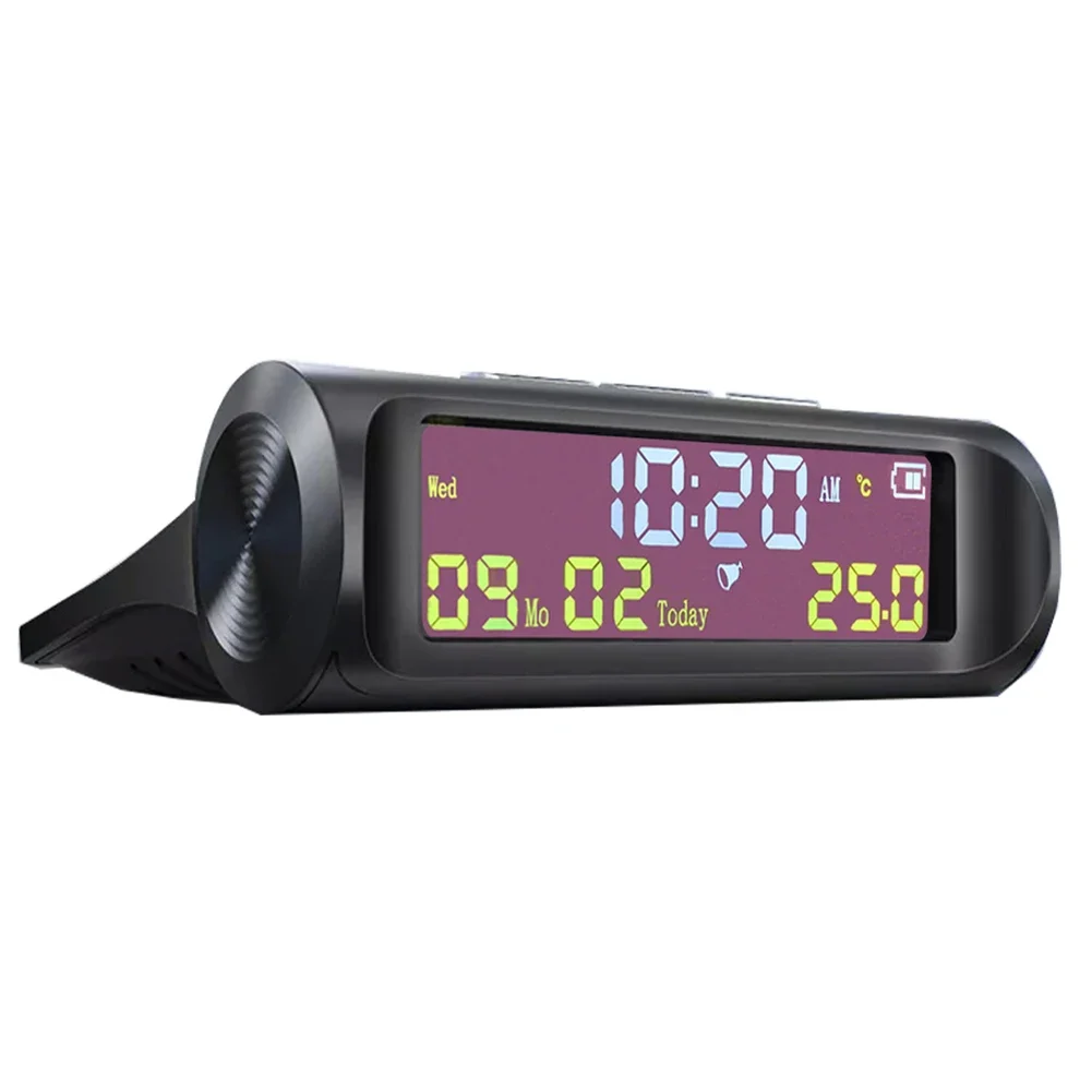 Автомобильные цифровые часы с дисплеем температуры AN01 TPMS