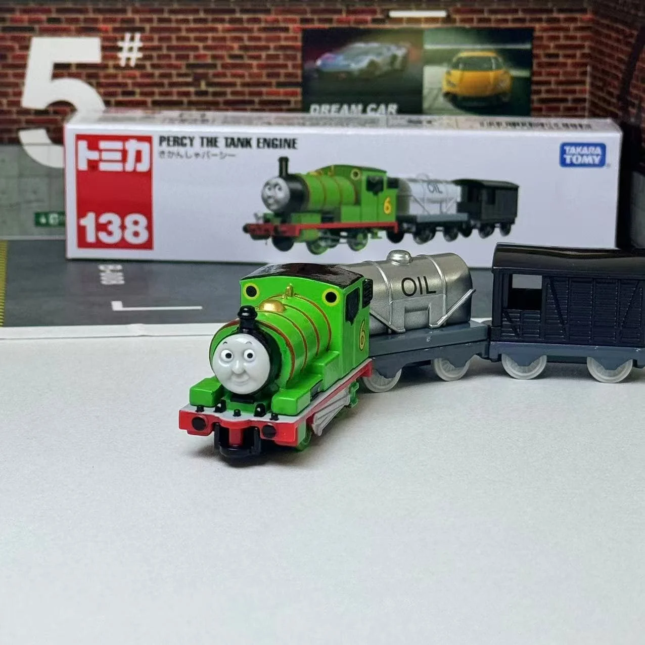Takara Tomy Long Type Tomica No.138 Percy The Tank Engine Модель поезда Комплект фигурки литья под давлением игрушки для детей (art.: 3920cff9b1ee5) - 3920cff9b1ee5