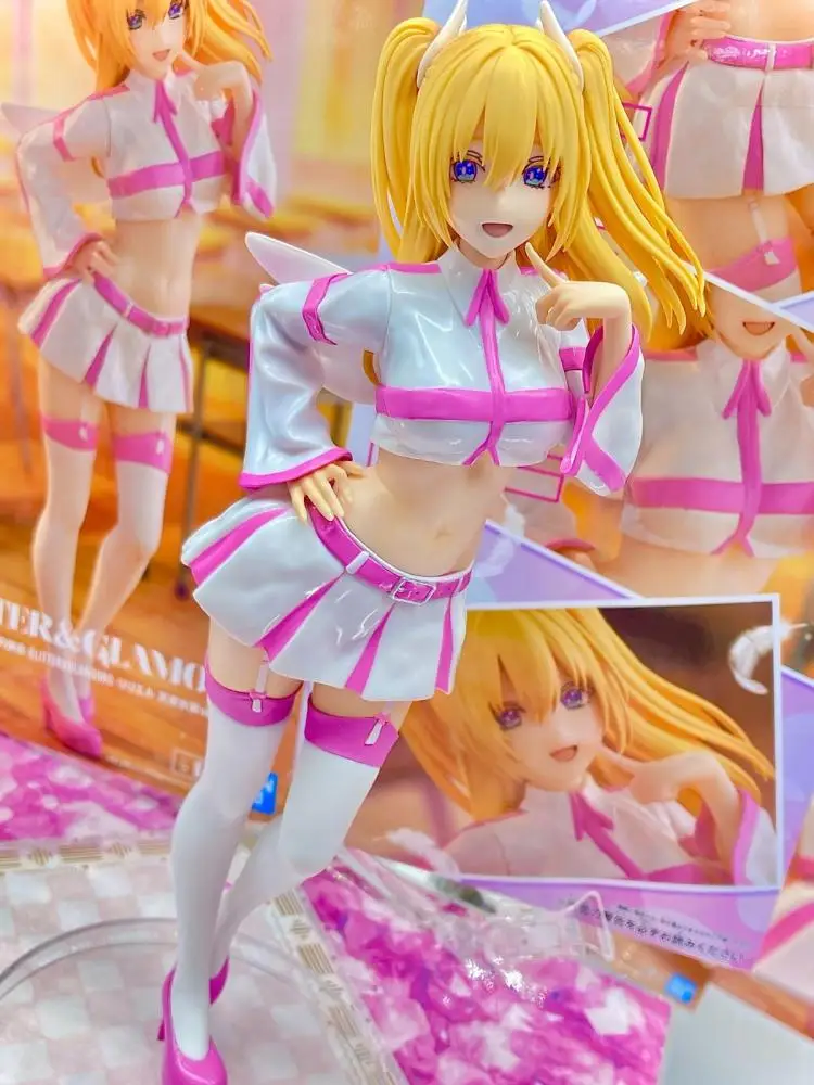 Фото Оригинальная фигурка в наличии Banpresto с блестками и гламурами из аниме 2,5, с объемным изображением Liliel RIRISA AMANO Kawaii, модель Gitf №3