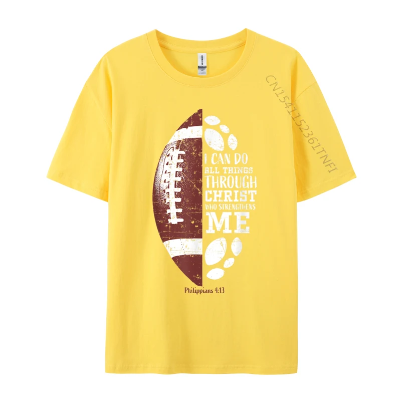 Фото Christian Football Teen Men Religious Verse Luxury Designer T-Shirts Classic Newest Casual Cotton Fabric Men's T-Shirt №4