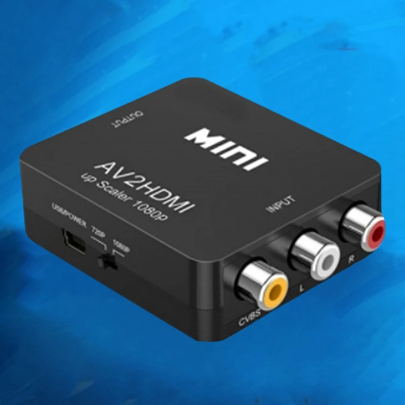 Фото Преобразователь RCA в AV 1080P Mini RCA CVBS видео аудио преобразователь адаптер PAL/NTSC для ТВ/ПК/PS3/ STB/ VHS №4