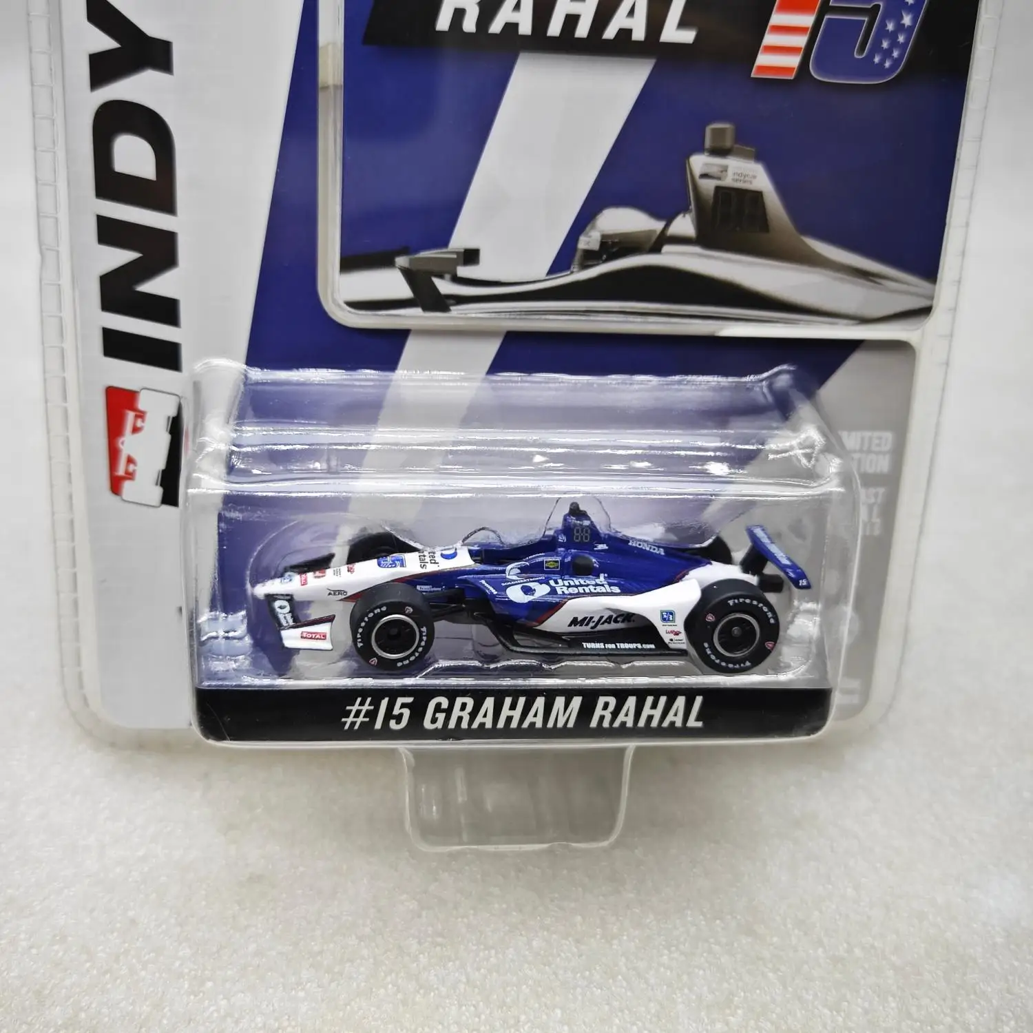 GreenLight 1:64 NTT IndyCar Series-2018 # 15, модель автомобиля из сплава Graham Rahal High, мини-игрушка, коллекция, подарок