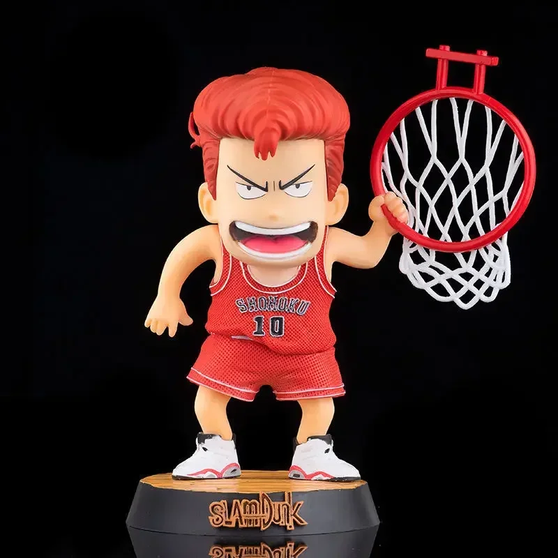 Фото Новые Аниме фигурки Slam Dunk, сакураги, ханамичи, рукава, каэд, Shohoku, баскетбольная фигурка, украшение для стола, игрушка, подарок, украшение для комнаты №3