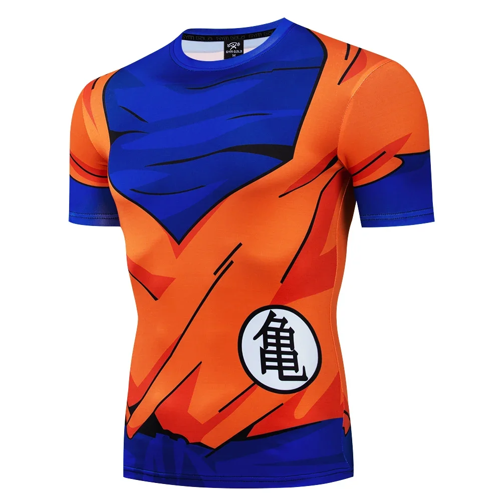 Футболка 3D Goku, мужские летние футболки для фитнеса, Женский Bjj, для спортзала, Рашгард, Mma, бокса, Гоку, футболки, мужские футболки, муай тай