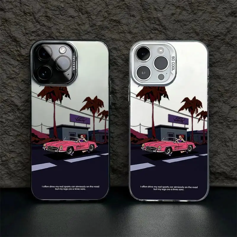 Супер крутой чехол для iPhone West Coast Sense Of Fun Run для iPhone 16, 15, 14, 13, 12, 11 Pro Max XR XS MAX 7, 8 PLUS MINI Girl INS Cover
