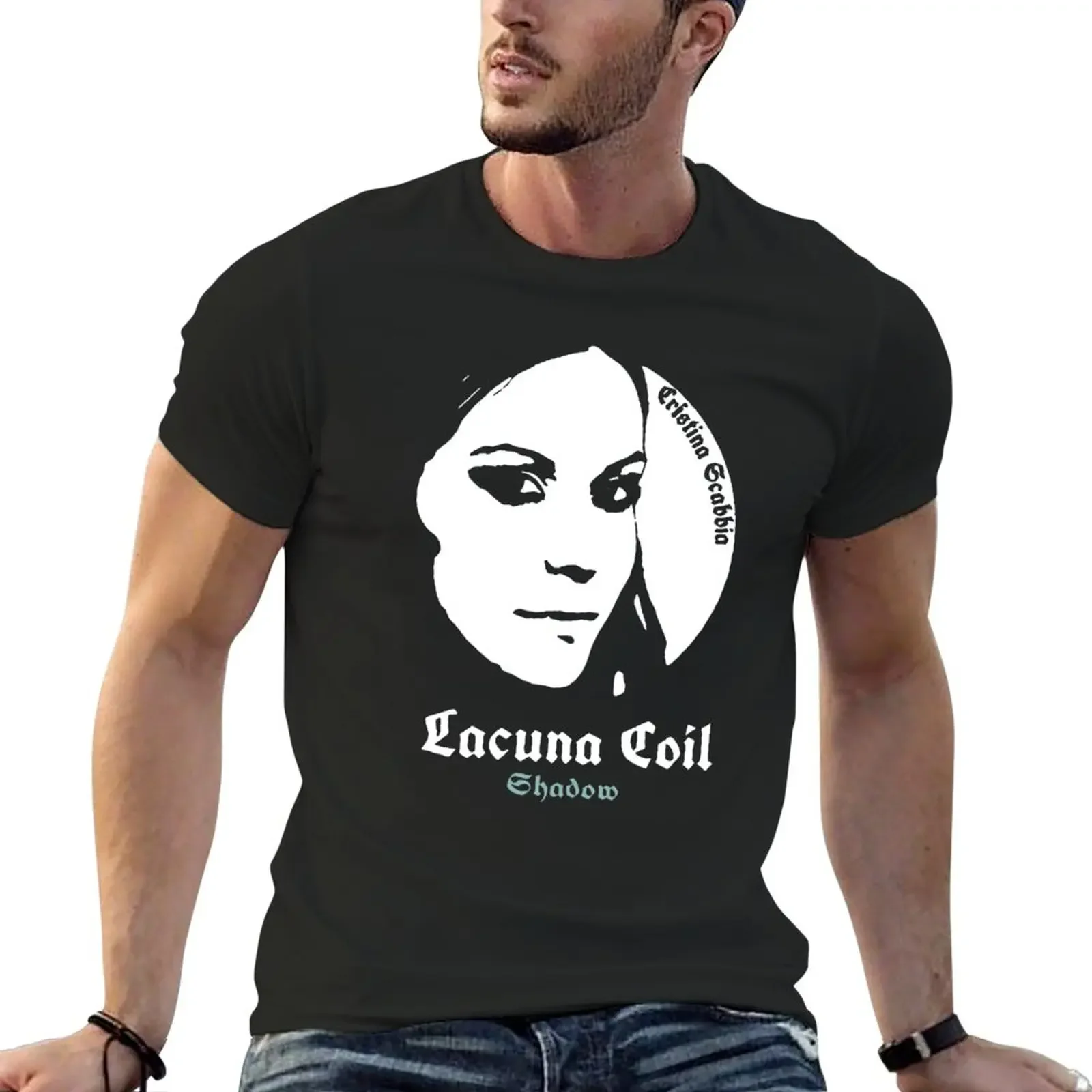 Футболка Cristina Scabbia-Lacuna, спортивная одежда для фанатов, футболка с коротким рукавом, быстросохнущая мужская одежда