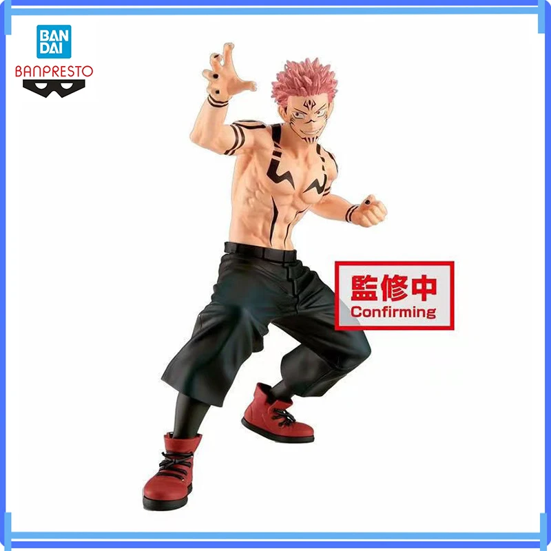 Bandai в наличии, оригинальный Banpresto Jujutsu Kaisen Ryomen Sukuna, ПВХ, 21 см, аниме, экшн-фигурка, модель, коллекция игрушек в штучной упаковке, подарки