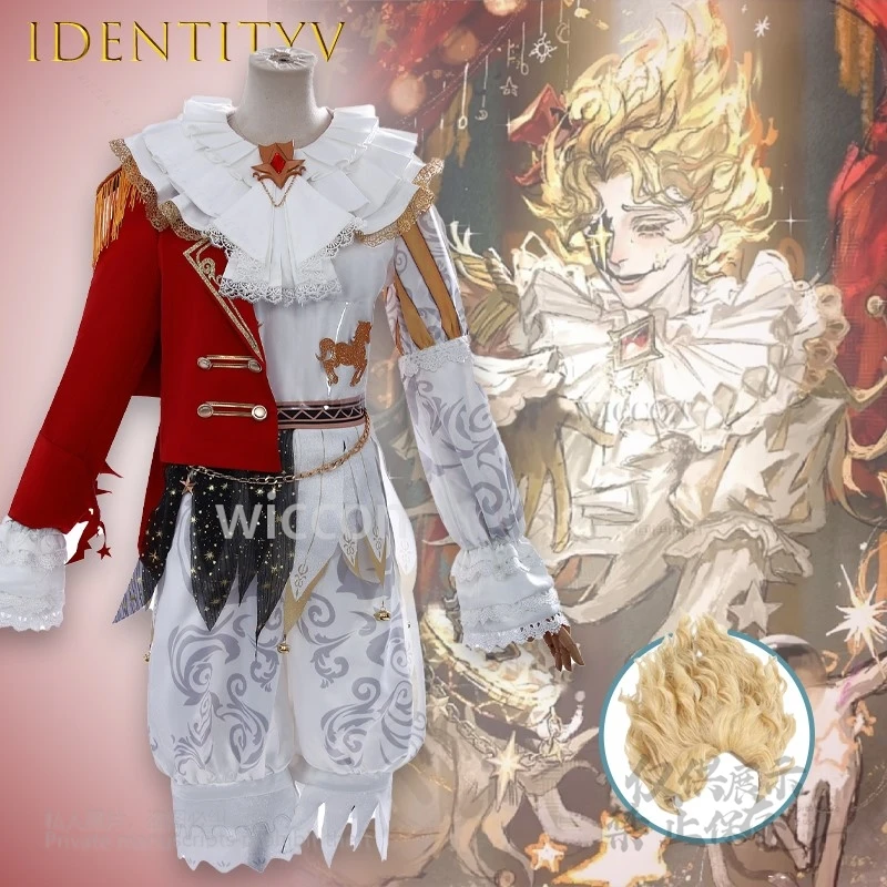 [Cos COS] Аниме-игра IdentityV Merchant Clown Noise Star King Косплей Костюм Ролевой наряд Стимпанк Карнавал Хэллоуин Вечеринка