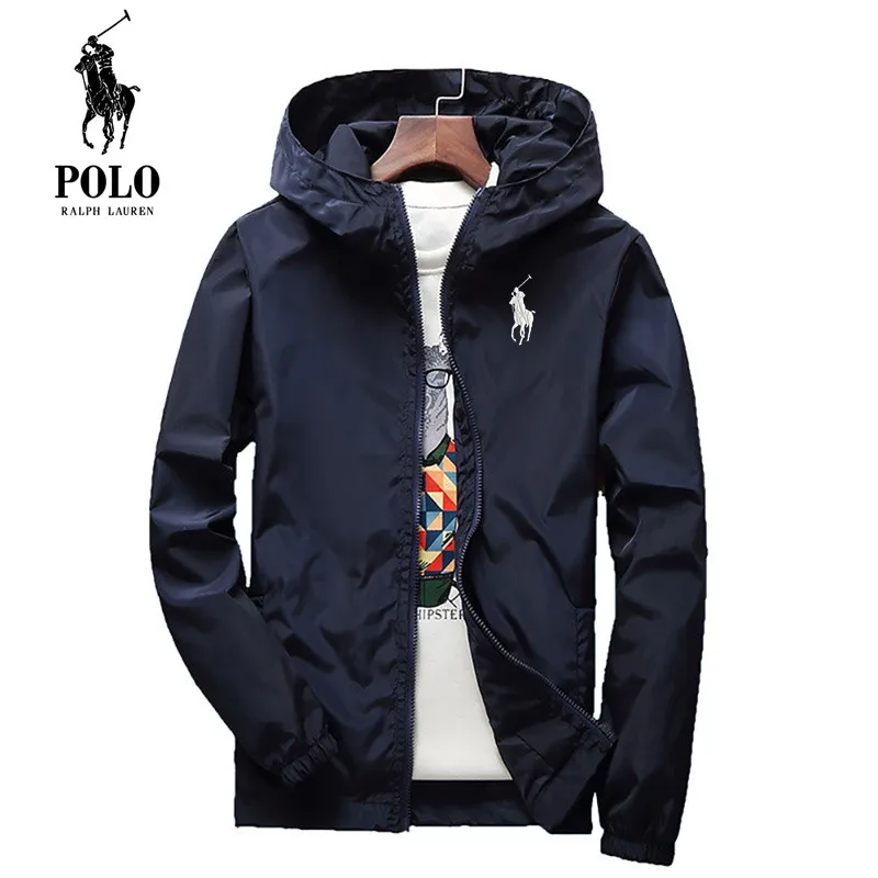 Летняя водонепроницаемая походная куртка Polo Ralph Lauren, мужская куртка для рыбалки, с капюшоном, тренажерный зал, спорт, куртка для бега, уличная, защита от солнца