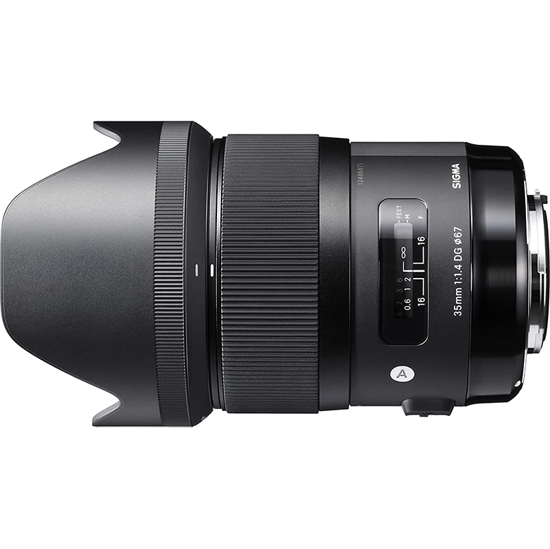 Фото Sigma 35 мм F1.4 DG HSM художественный объектив с полной рамкой 35 мм F1.4 Prime объектив для крепления Canon или Nikon + 2 SD №4