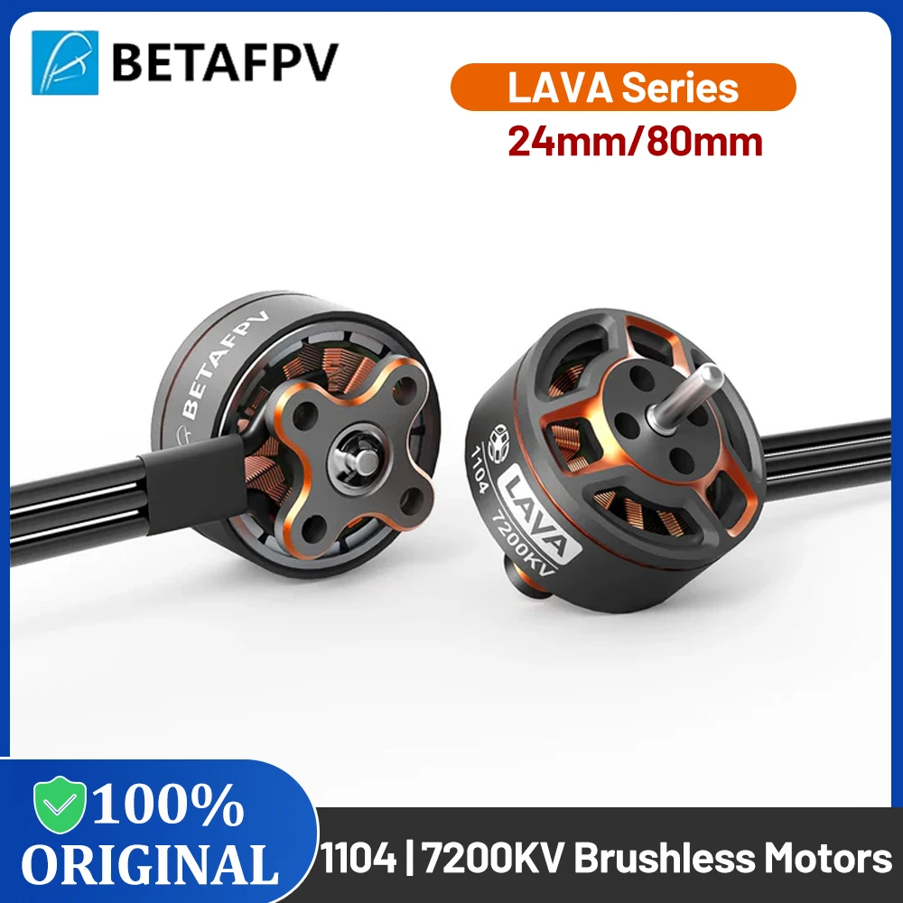 BETAFPV LAVA Series 1104 7200KV Бесщеточные двигатели 24 мм/80 мм 1,5 мм Вал для пропеллера 2218 для квадрокоптера Pavo20 Pro Bwhoop
