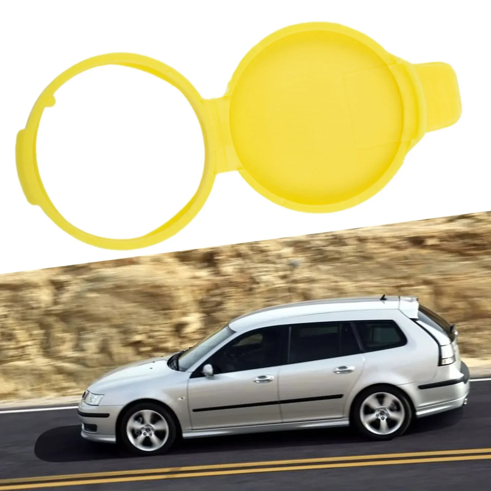 Крышка резервуара для Saab 9-3 2003-2011, 74486-TF0-013, Abs, черные автомобильные аксессуары, простая установка