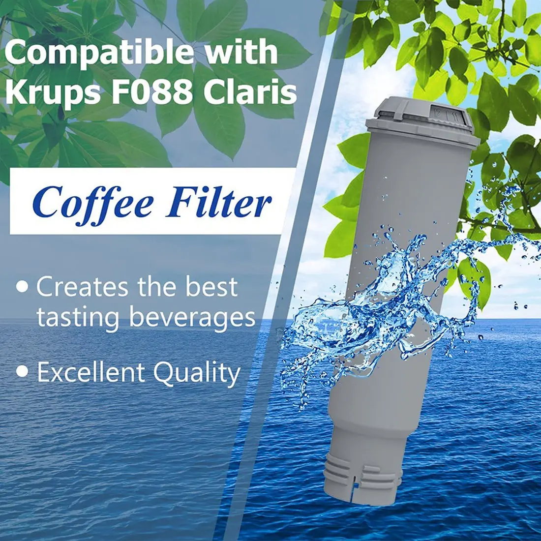 Фото Фильтр для воды для эспрессо Krups Claris F088, 4 шт. №4