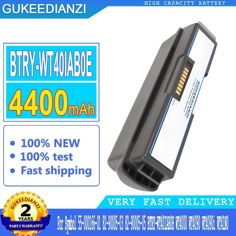 Аккумулятор для Symbol 55-000166-01 82-90005-03 82-90005-05, искусственная кожа WT4000 WT4090 WT4090i WT41N0, аккумуляторы