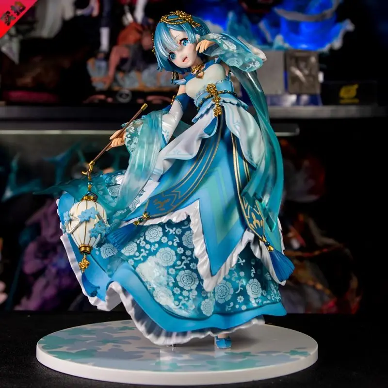 Re Zero Fnex Hanfu Rem фигурка Bishoujo аниме древний стиль настольный ПК чехол Декор 2D подарок