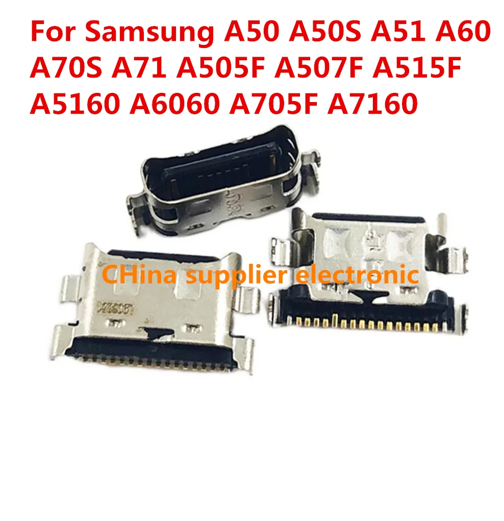 Зарядное устройство USB-порт для зарядки, док-станция для Samsung A50 A50S A51 A60 A70S A71 A505F A507F A515F A5160 A6060 A705F A7160