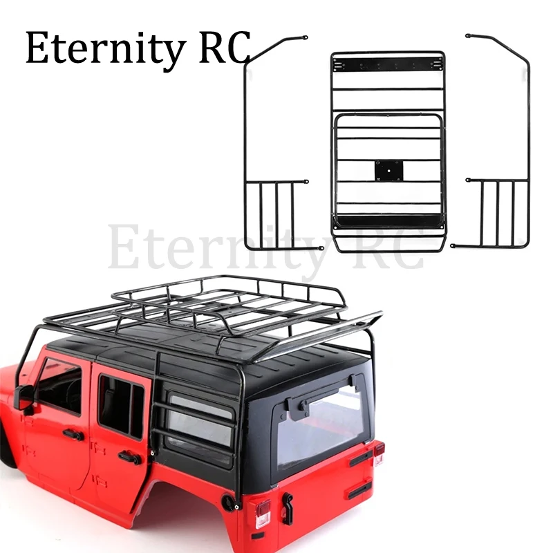 Металлический багажник на крышу, рулонная клетка, багажник для 1/10 RC Crawler Car Axial SCX10 II III 313 мм Jeep Wrangler, Корпус Корпуса
