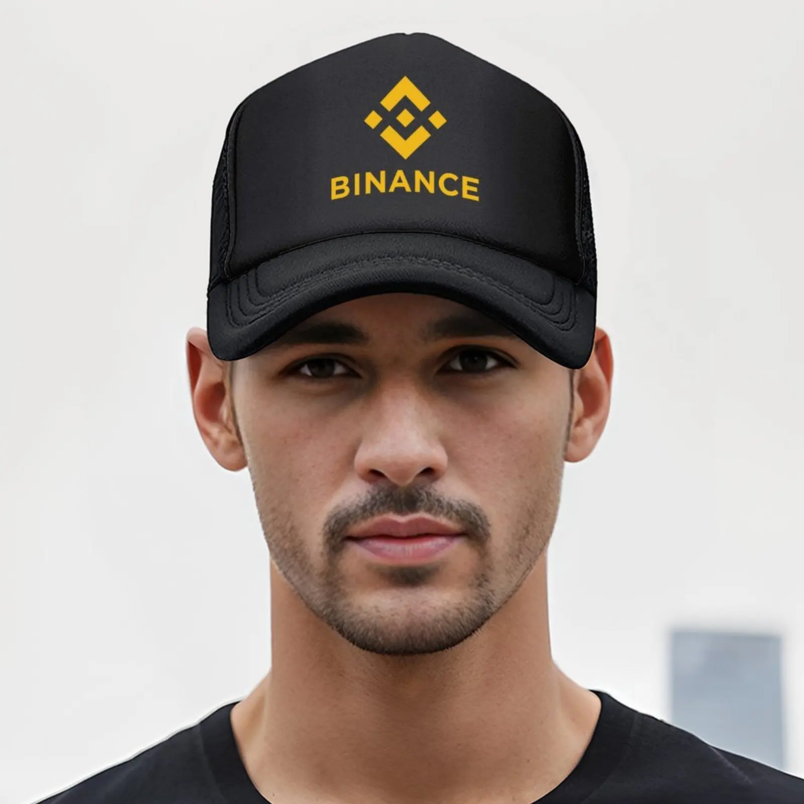 Фото Бинанс - криптовалюта - Бейсбольная кепка Binance Coin, новая шляпа, кепки на заказ, детская шляпа, значок для гольфа, мужская и женская №5