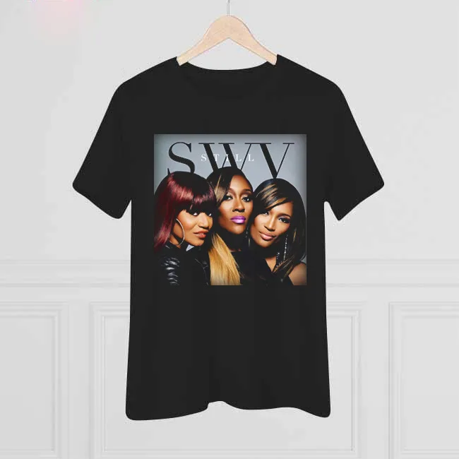 SWV Band для веера, хлопковая черная футболка всех размеров GC553