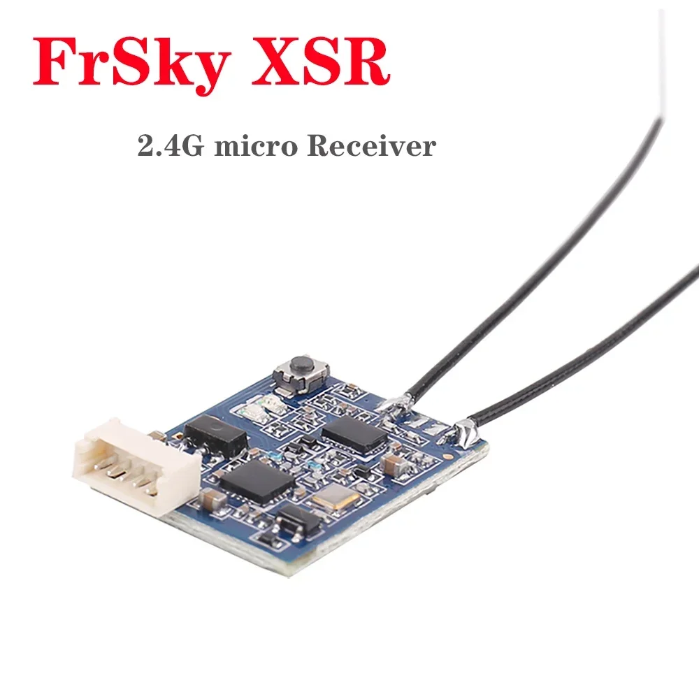 Микроприемник FrSky XSR 2.4G 1-16 SBUS 1-8 выход CPPM, совместимый с пультом дистанционного управления FrSky X9D/X9E/X12S для деталей RC FPV Drone