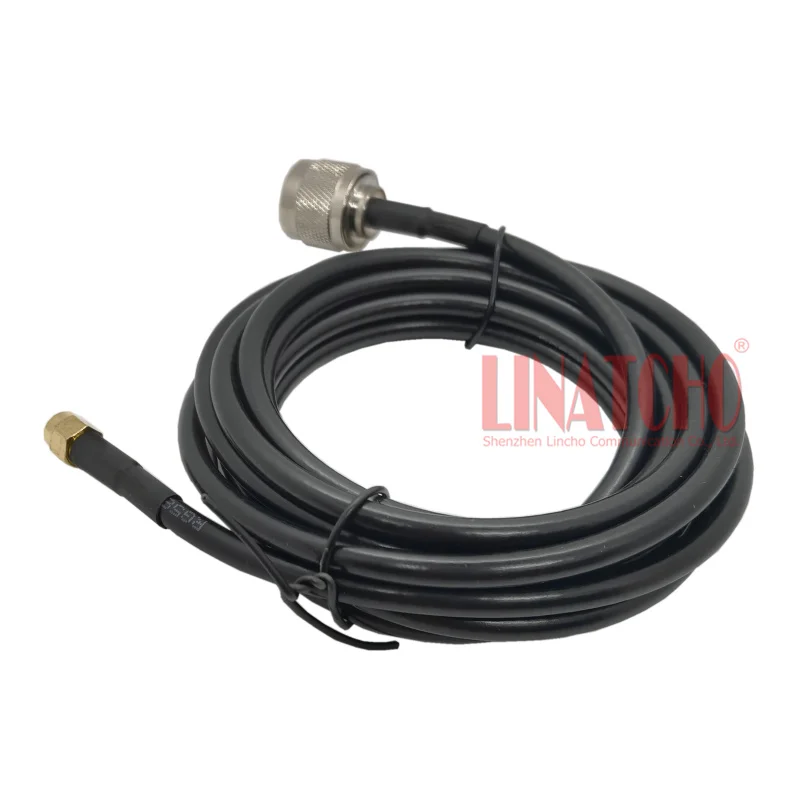 Фото 3M RG58U RF удлинительный кабель N «папа» на RP SMA «папа» для Wi-Fi-маршрутизатора, большая антенна 2,4 ГГц с разъемами №4