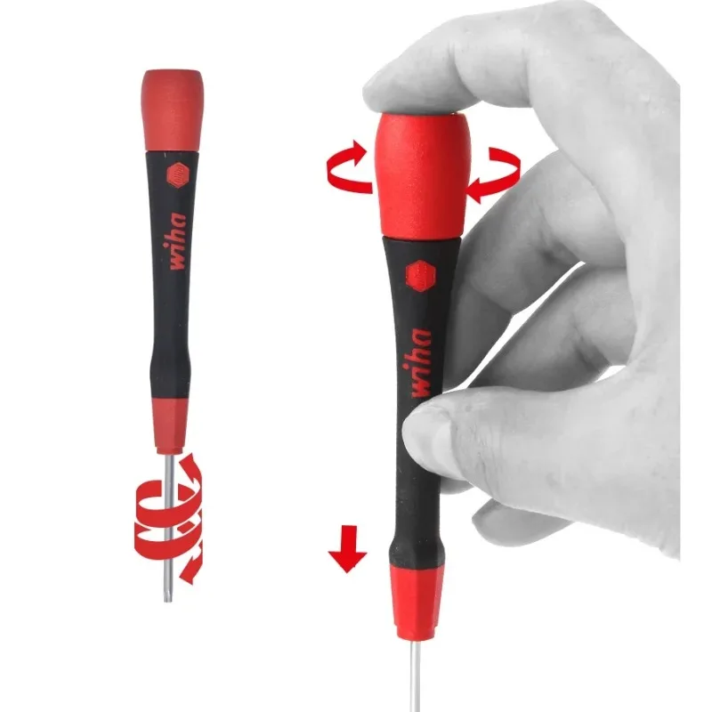Фото WIHA 267P Series TORX ®   Прецизионные отвертки T1/T2/T3/T4/T5 T6 — противоскользящие, легкие для ремонта телефонов/ноутбуков, немецкая работа №4