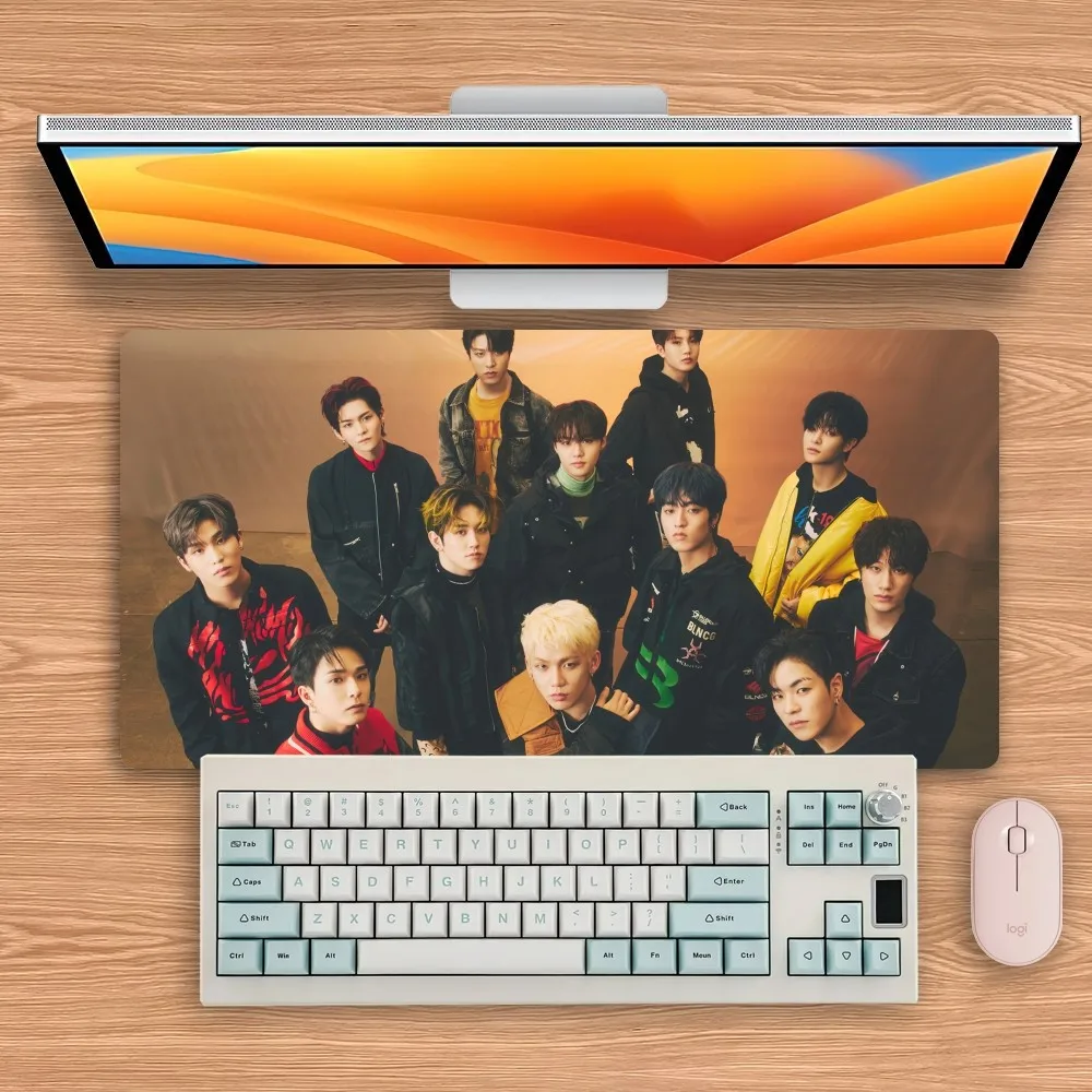 Коврик для мыши Kpop T-Treasure, большая настольная клавиатура, компьютерный коврик для ноутбука