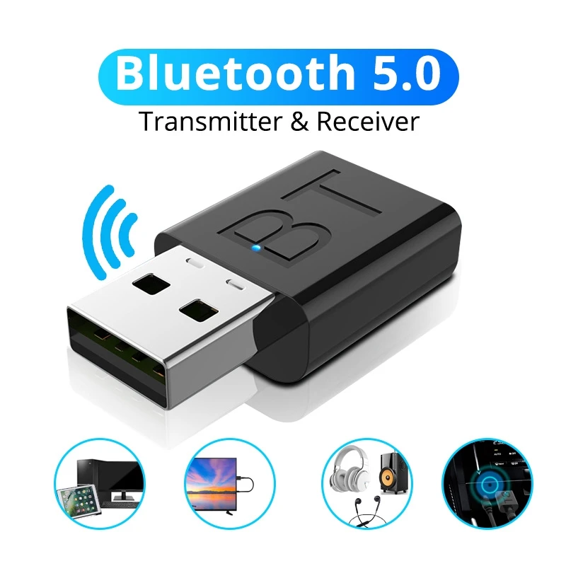 Bluetooth 5 0 Приемник беспроводной музыкальный аудио адаптер 3,5 мм разъем мини Bluetooth аудио приемник для ноутбуков стерео радио Автомобильная Музыка