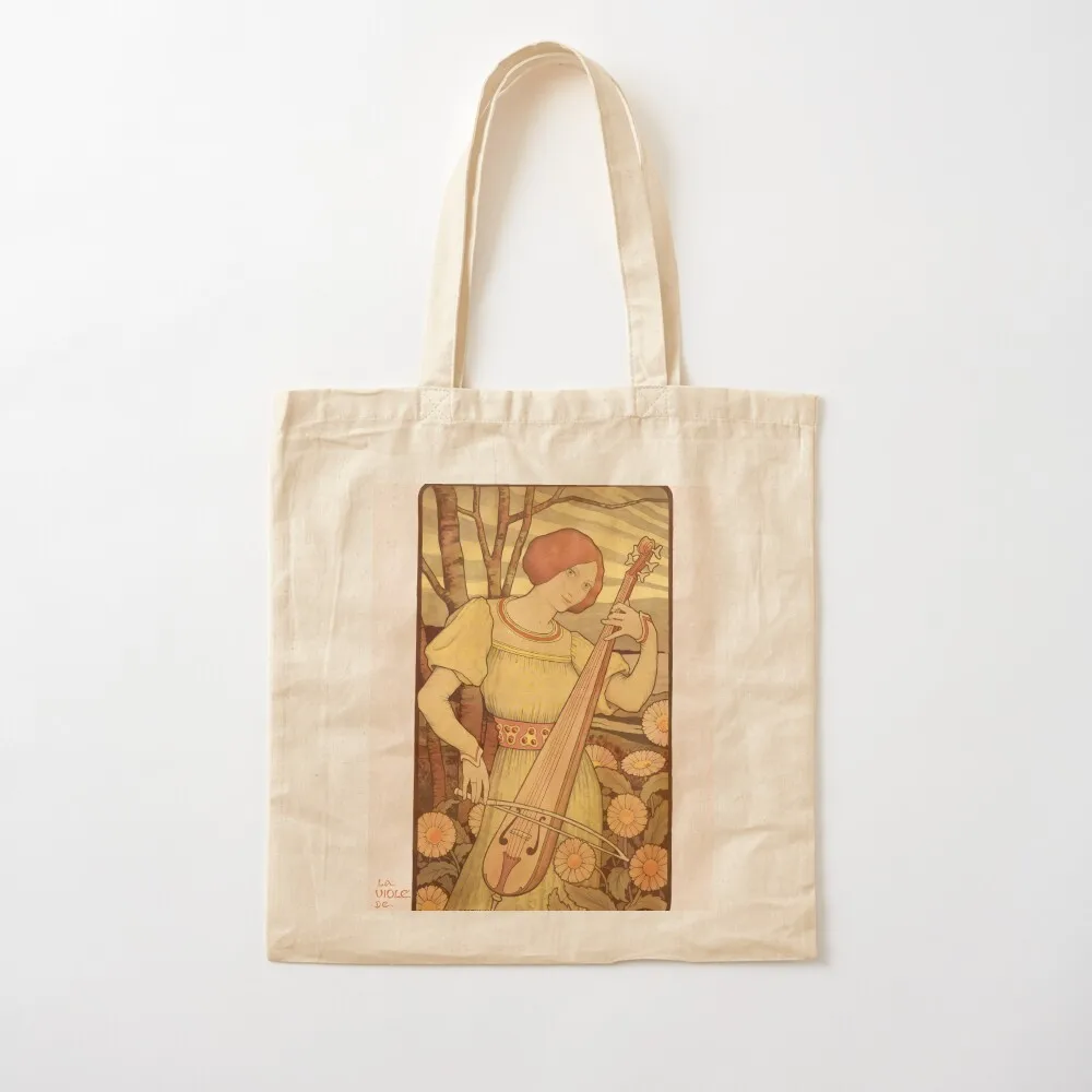 Paul Berthon, La Viole De Gambe Tote Bag сумка-тоут на заказ сумки большого размера