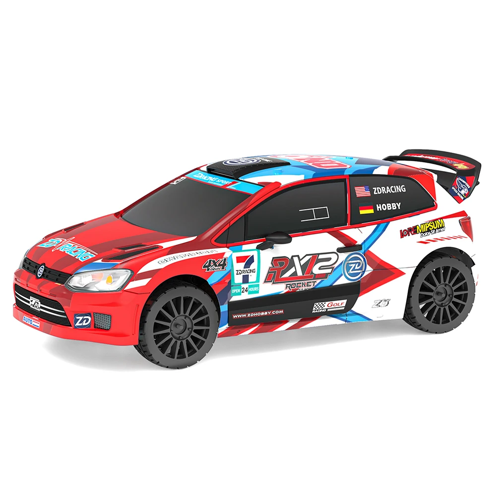 Фото ZD Racing RC Car Масштаб 1:12 Бесщеточный автомобиль RX12 70 км/ч Высокоскоростной автомобиль 4WD 3S 2200 мАч 6-канальный 350 м с батареей 18650 Rally №5
