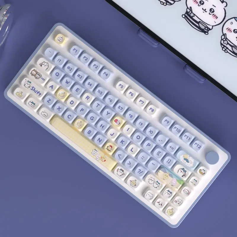 Kawaii Chiikawa аниме хобби Hachiware Usagi мультяшная тема клавиатура колпачок с перекрестным валом сменная крышка клавиатуры подарок на день рождения (art.: 3920cd5be41cb) - 3920cd5be41cb