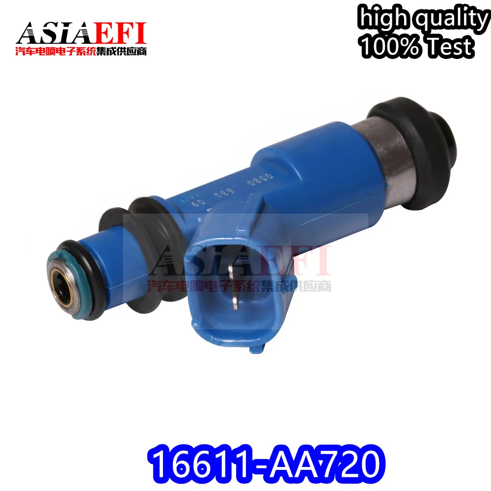 Фото 4 шт. Высокое качество OEM 16611-AA720 297500 -0580 Топливная форсунка для Subaru Forester EJ25 Impreza Wrx Sti 2,5 л 16611AA720 №4