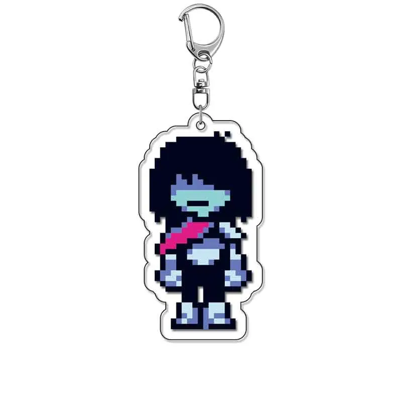 Фото Брелок в стиле аниме Deltarune Kris Susie Ralsei, аксессуары для косплея, мультяшный кулон, подарок №3