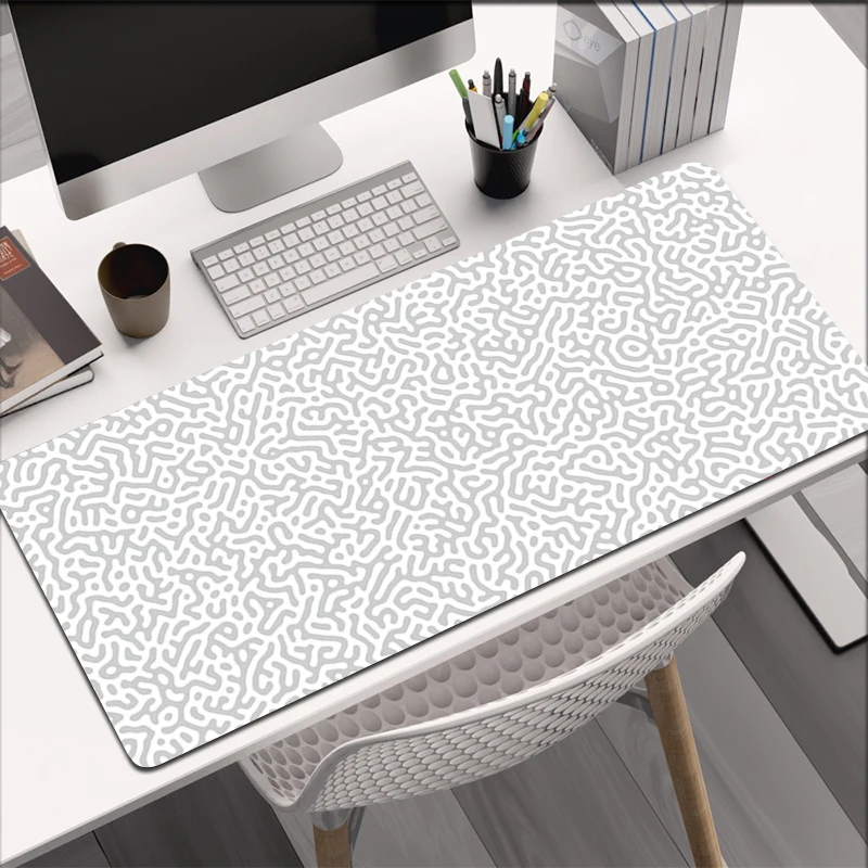 Texture Design Lock-edge Extended Large Mouse Pad Office Desktop Non-slip Keyboard Desk Pad Computer Game 40x90 Mouse Pad XL Rug