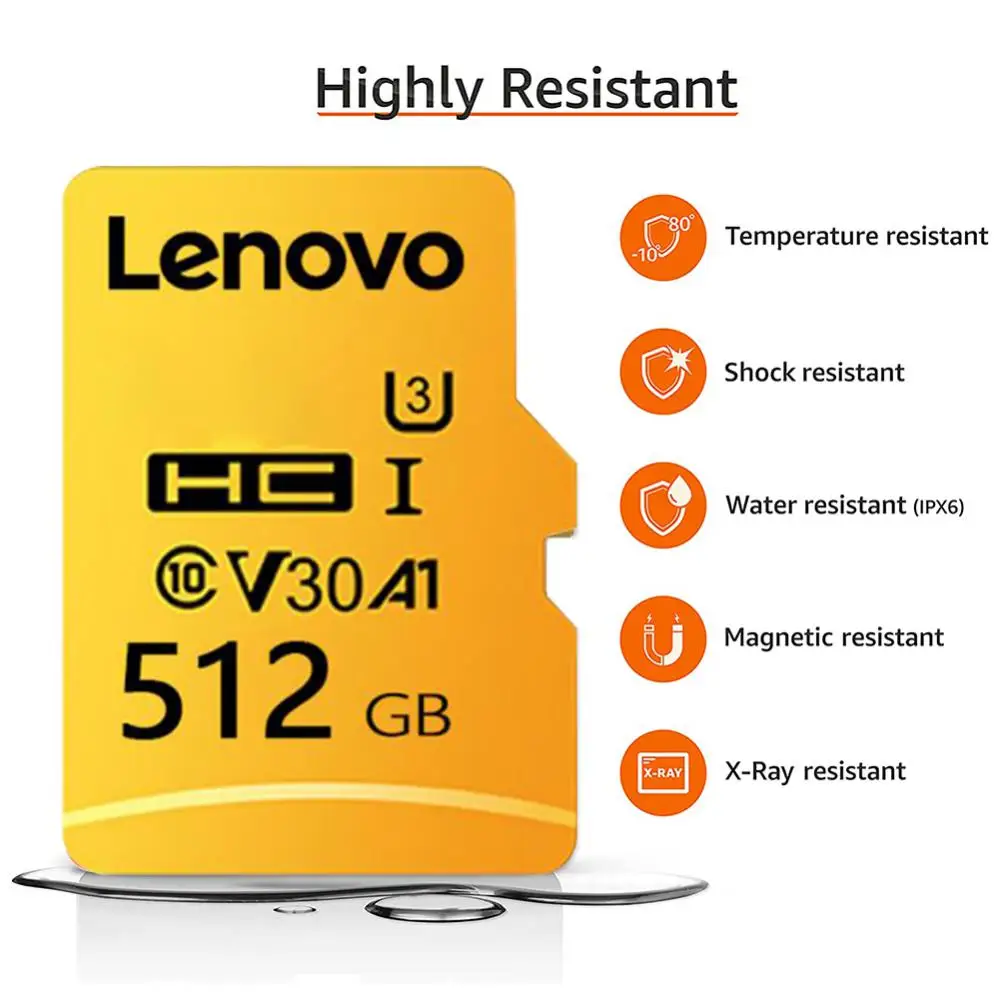 Фото Lenovo карта памяти, класс 10, 16 ГБ, 32 ГБ, 64 ГБ, 128 ГБ №3