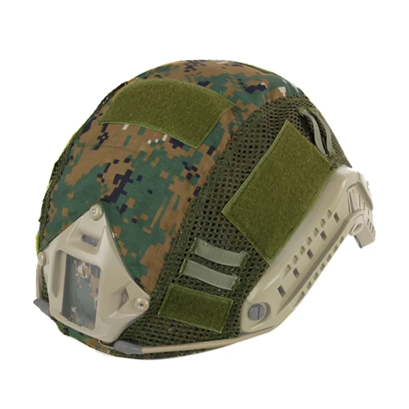 Фото Тактический чехол для шлема для Fast MH PJ BJ Airsoft Пейнтбол Wargame Gear CS Камуфляжный чехол для шлема 52-60 см Военные аксессуары №2
