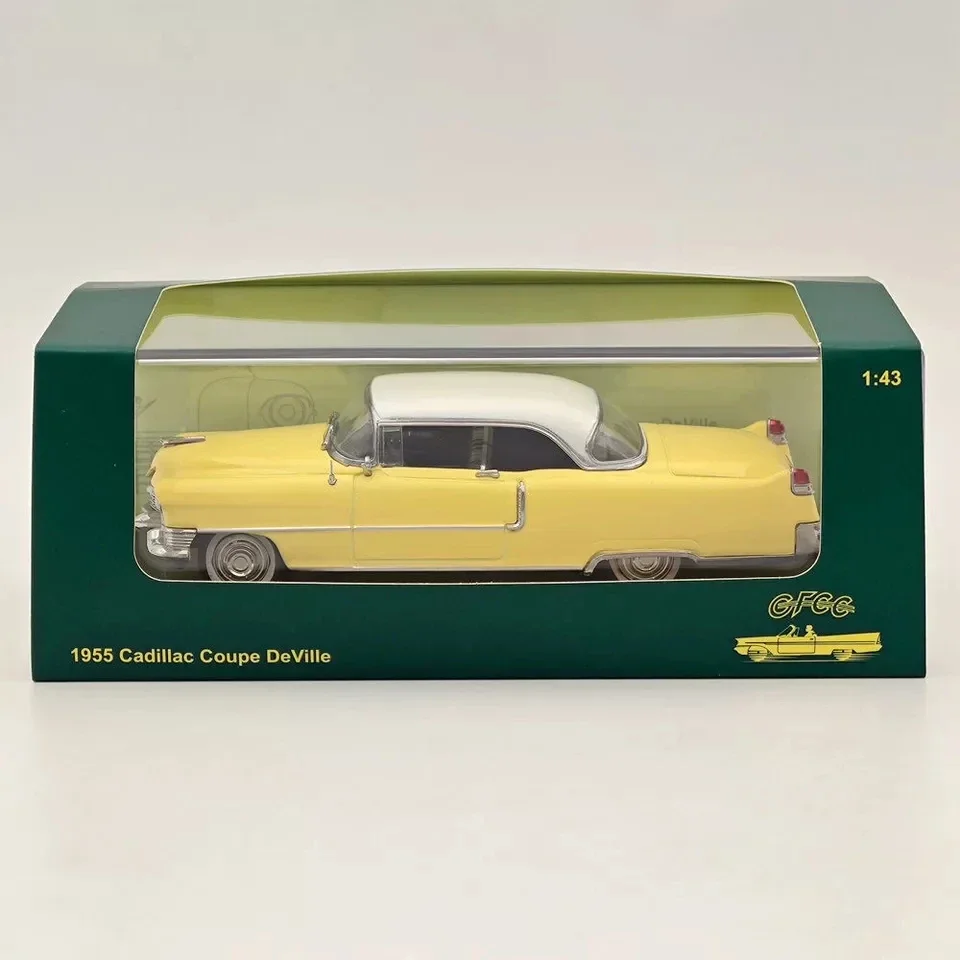 Фото Коллекция металлических моделей автомобилей 1955 1/43 GFCC Cadillac Coupe DeVille Yellow №5