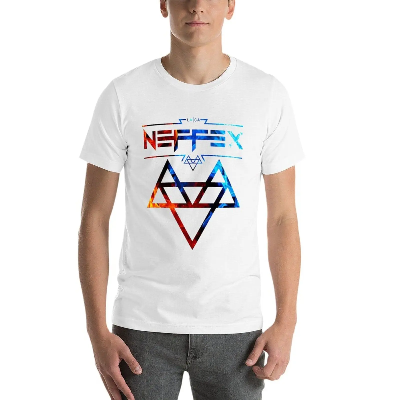 Фото Футболка neffex в стиле хип-хоп Neffex Neffex, футболки с аниме для мужчин, хлопковые футболки, футболка высокого качества №4